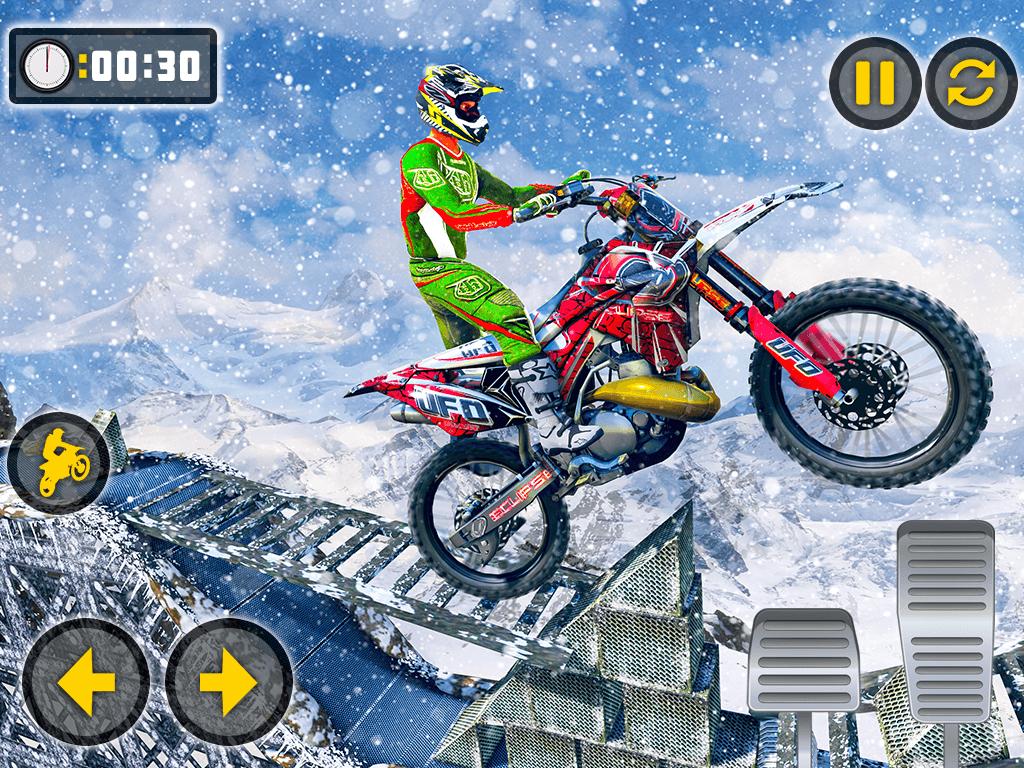 Android 用の スノートリッキーバイクインポッシブルトラックスタント Apk をダウンロード