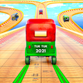 Tuk Tuk Rickshaw 3D Stunt: Free Stunt Games 2021