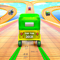 Tuk Tuk Rickshaw 3D Stunt: Free Stunt Games 2021
