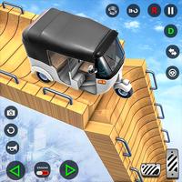 Tuk Tuk Taxi Driving Games 3D poster