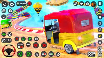 Tuk Tuk Taxi Driving Games 3D capture d'écran 2
