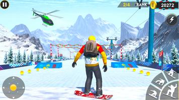 aksi gunung snowboard 3d screenshot 2