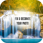 waterfall photo editor আইকন