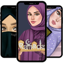 خلفيات بنات جيرلي محجبات 2022 APK