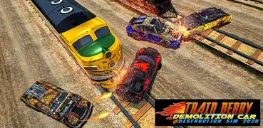 Train Car Crash Derby Game 3D