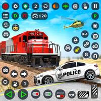Train Car Crash Derby Game 3D poster