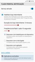 Flash Frontal de Notificações imagem de tela 1