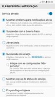 Flash Frontal de Notificações imagem de tela 3
