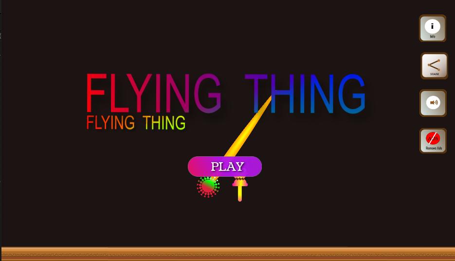 Thing flying