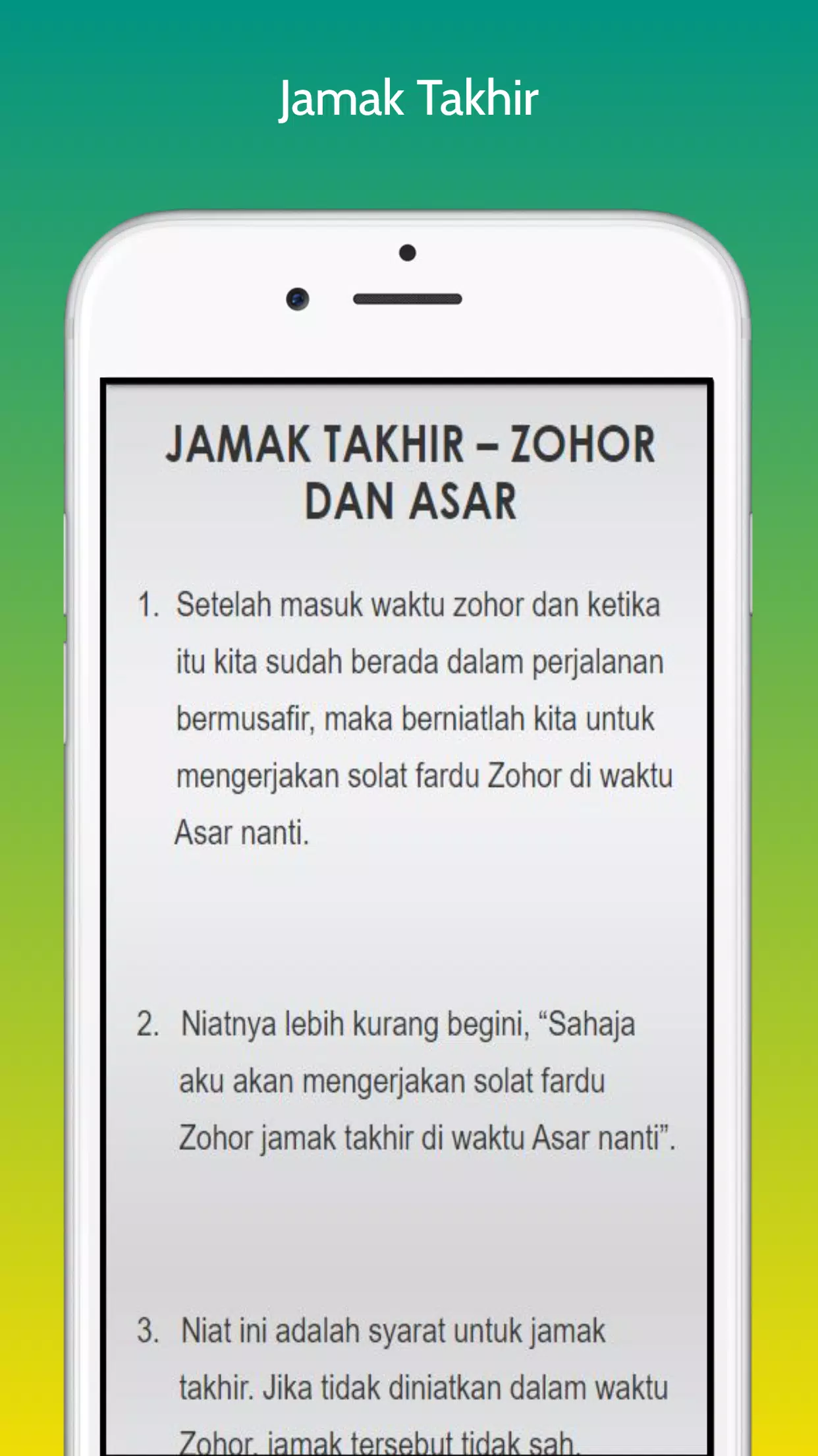 Jamak syarat sah solat Niat Sholat