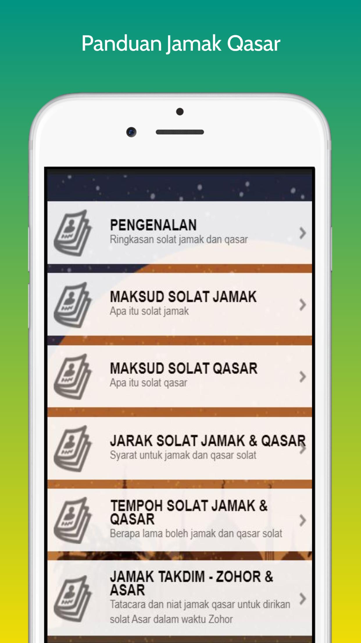 Panduan Solat Jamak Dan Qasar For Android Apk Download