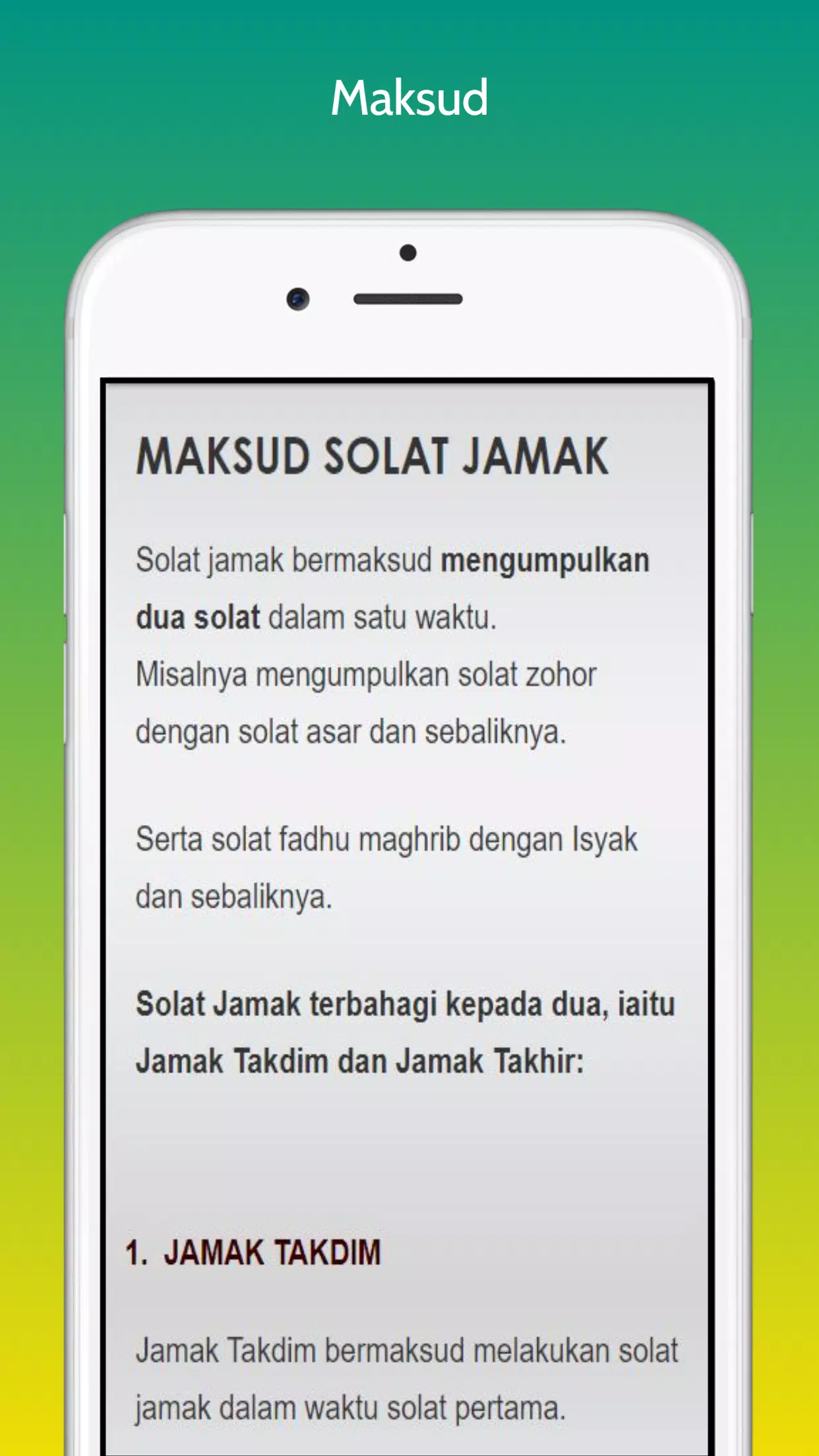 Cara solat jamak takdim