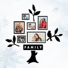 Family Tree pic Collage Editor アイコン