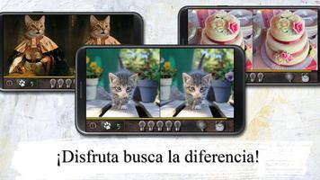 ¡Gato! Busca la diferencia captura de pantalla 1