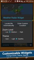 برنامه‌نما Weather Radar Widget عکس از صفحه
