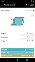 Area Volume Calculator capture d'écran 1