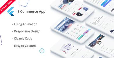 E Commerce Treva Shop UI kit using Flutter постер