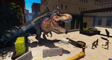 پوستر T-rex Simulator Dinosaur Games
