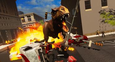 T-rex Simulator Dinosaur Games स्क्रीनशॉट 2