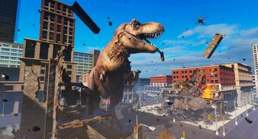 T-rex Simulator Dinosaur Games Cartaz