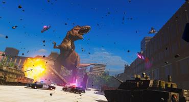 T-rex Simulator Dinosaur Games imagem de tela 1
