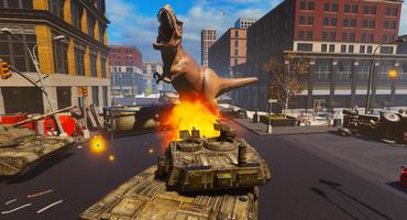 T-rex Simulator Dinosaur Games imagem de tela 2