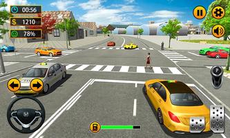 Taxi Driver - 3D City Cab Simulator screenshot 2