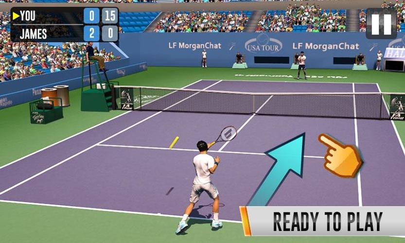 Приложение для большого тенниса. Мобильное приложение для тенниса. Tennis League VR. Партия игры в теннисе