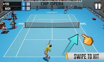 Tennis League 3D capture d'écran 3