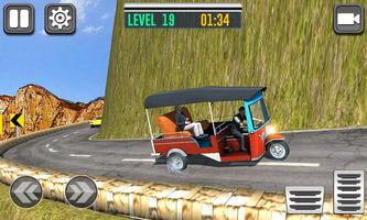 Tuk Tuk Driving Simulator - Hill Racing 3D 截图 3