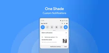 One Shade - Шторка Уведомлений
