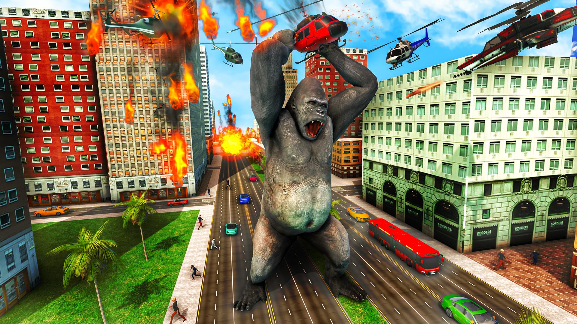 Android İndirme için kızg goril şehir saldırıs oyun APK