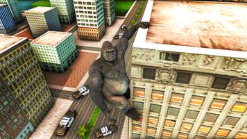 jeu d'attaq ville gorille colè capture d'écran 2