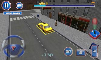 3D Taxi Driver Simulator capture d'écran 1
