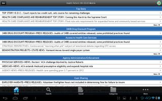 Health Reform WK-EDGE Mobile syot layar 1