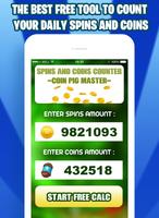 Coins And Spins Pro Calc For Coin Piggy Master 海报