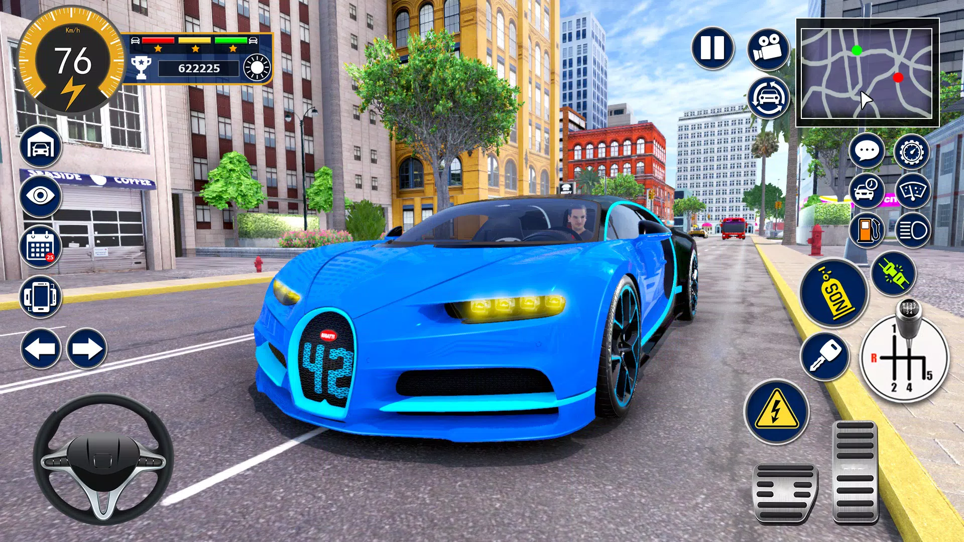 car race bugatti 3d max