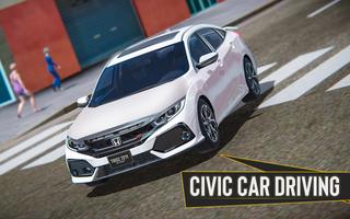 Civic Car Simulator Civic Game الملصق