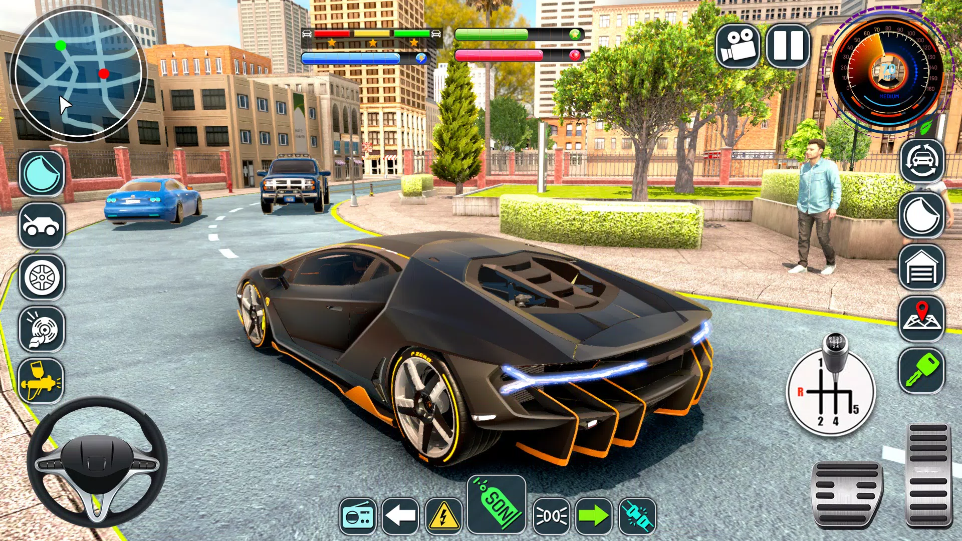 Jogos de Carro - Lamborghini Real Sports Racing: Car Games