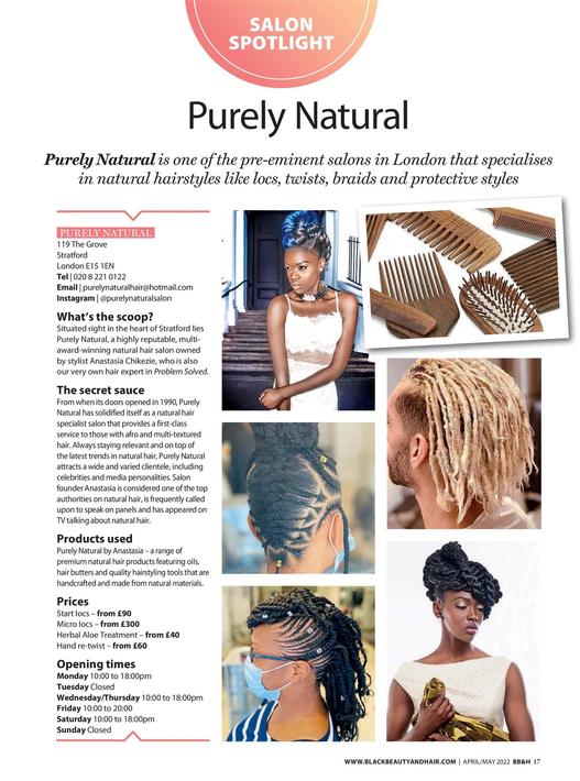 Black Beauty & Hair magazine poster