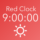 빨간 시계 아이콘