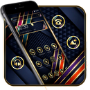 Golden Shine Blue Y91 Business Theme APK
