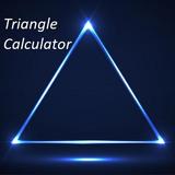 Calculadora triangular icono