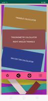 Triangle + Trigonometry + SinCosTan Calculator Pro Poster