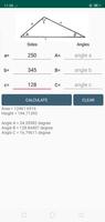Triangle + Trigonometry + SinCosTan Calculator Pro captura de pantalla 1