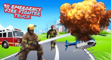 911 FireFighter : Rescue emergency simulator 2019 poster