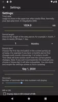 Average data usage widget screenshot 2