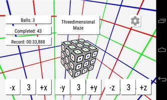 Threedimensional Maze Affiche