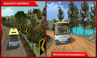 Modern Mountain Bus Driver : Uphill Coach Driving ภาพหน้าจอ 2