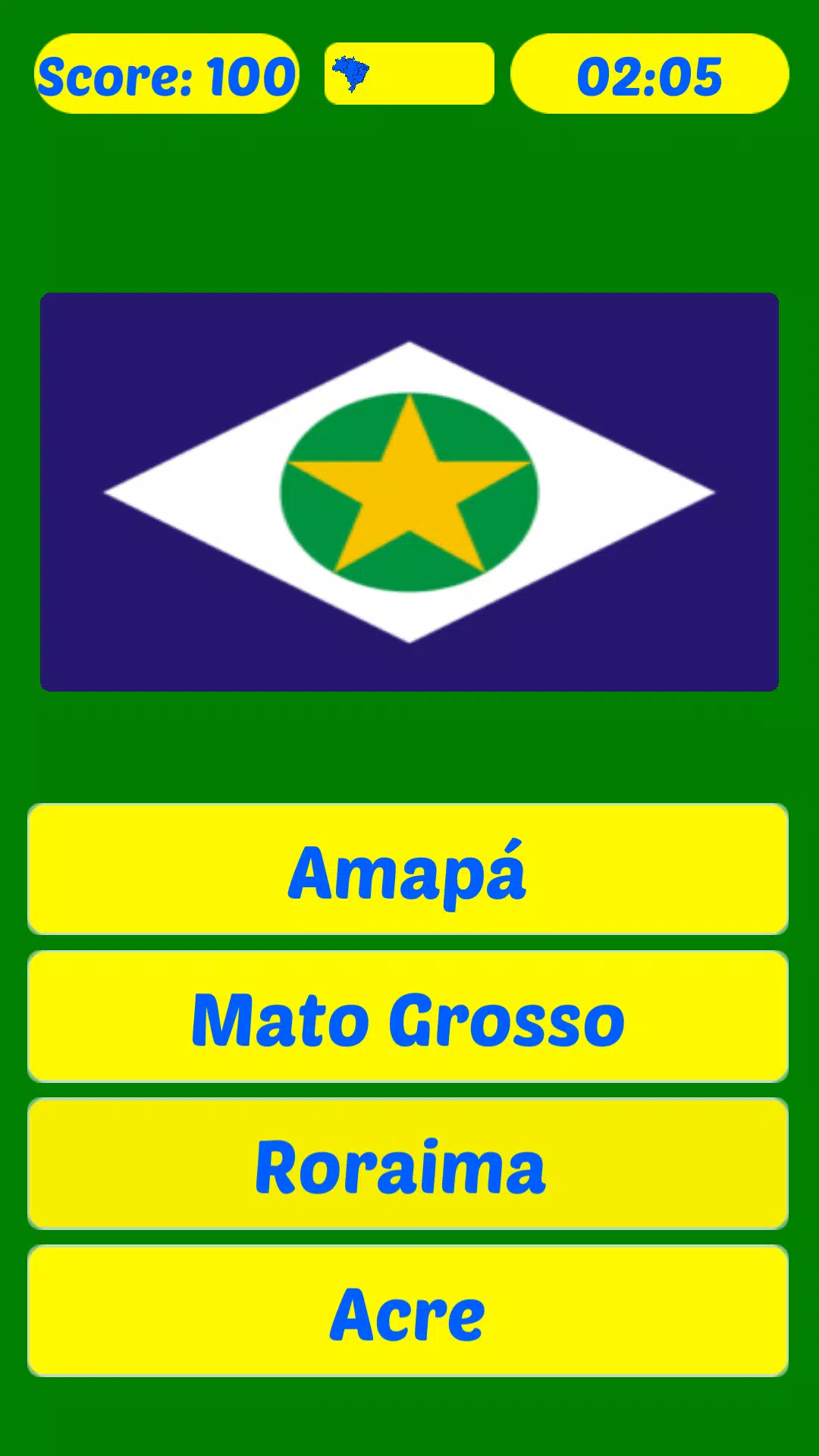 Descarga de APK de Quiz - Bandeiras dos Estados Brasileiros para Android